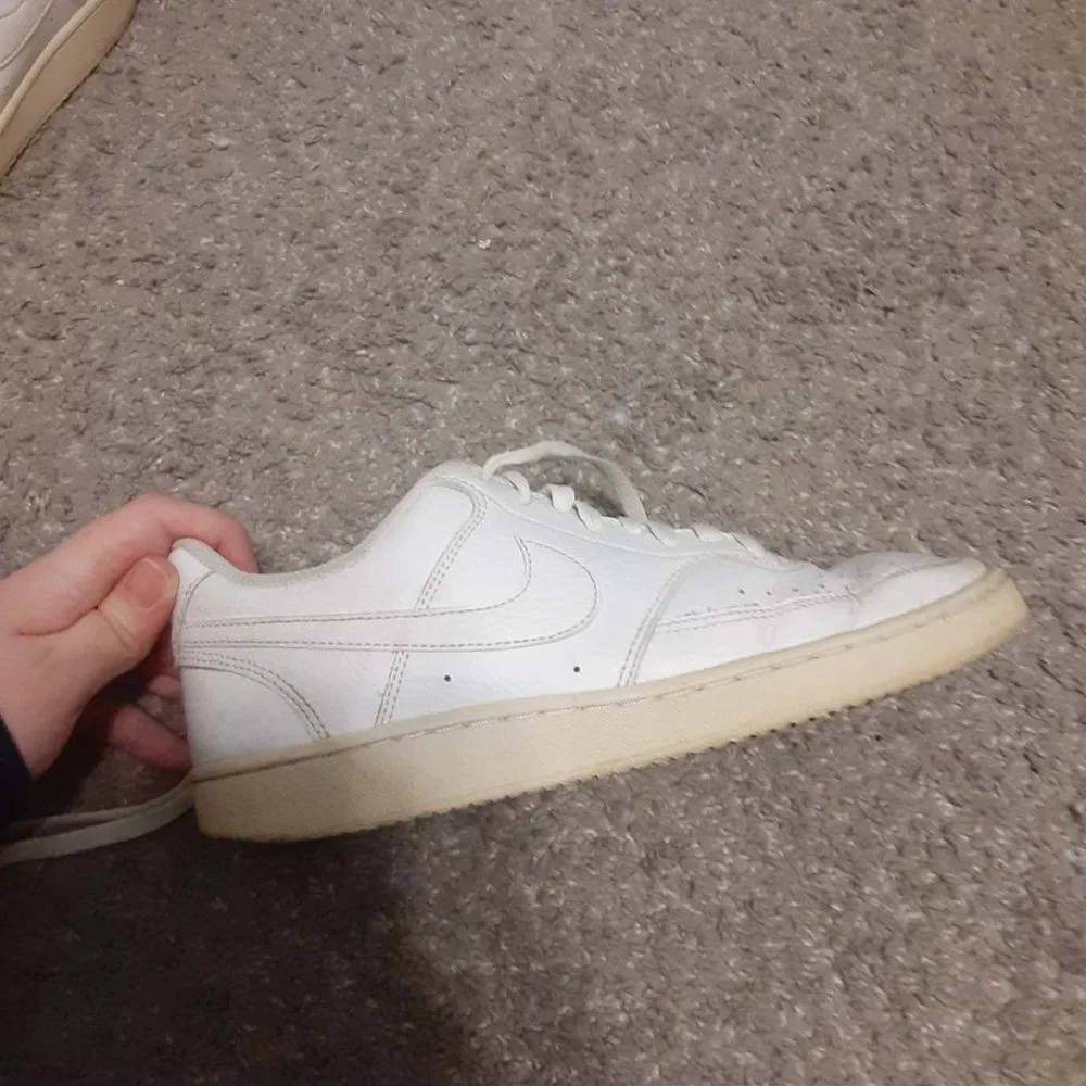 Women's Size 8 Nike Court Vision White Low - Picture 8 of 16